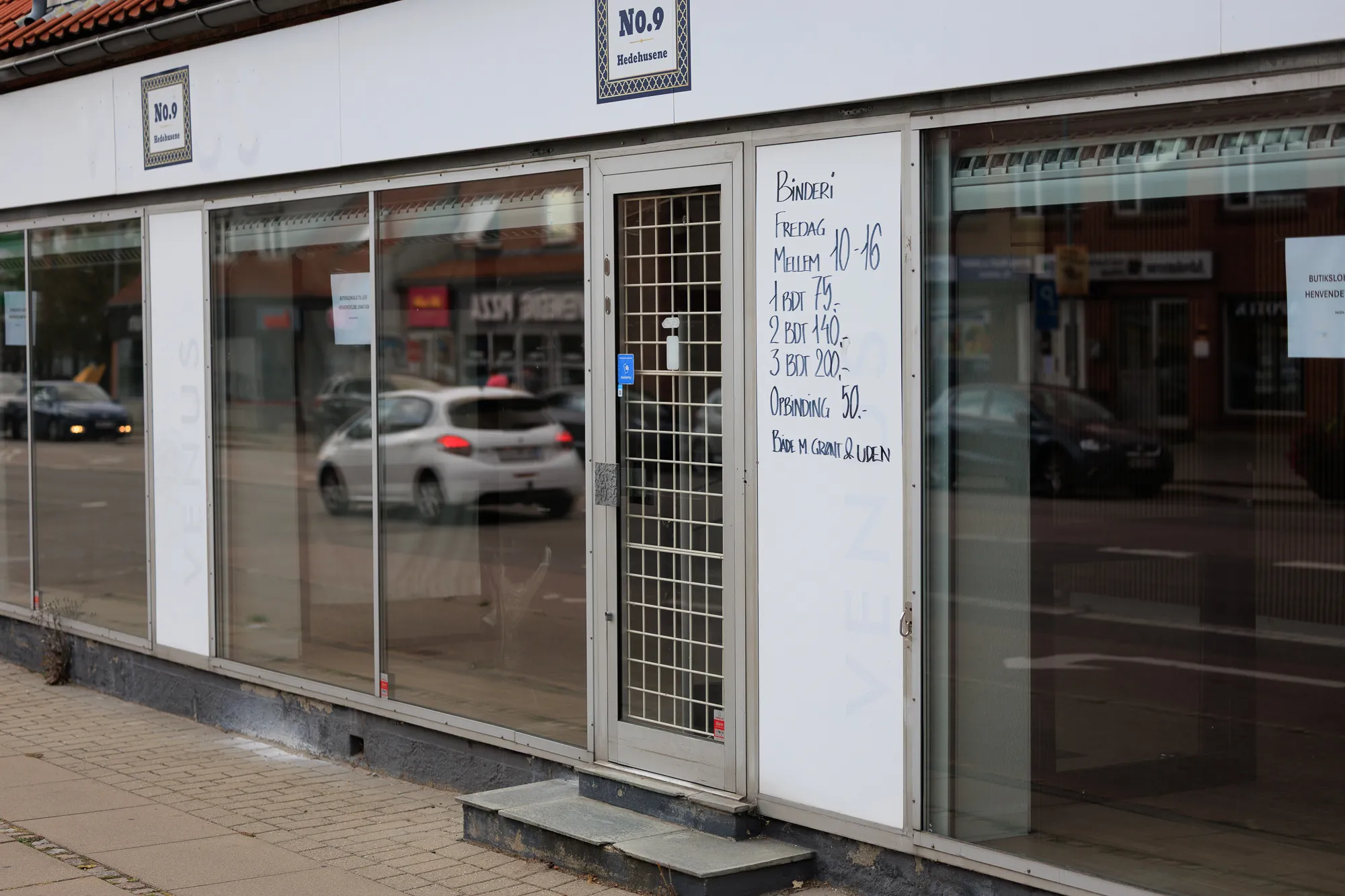 Older shopfronts — central Hedehusene Older shopfronts — central Hedehusene